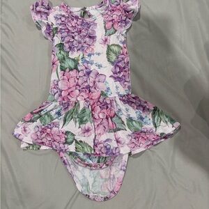 Bums & Roses bamboo ruffle dress